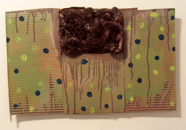 Painted cardboard 2006 #12